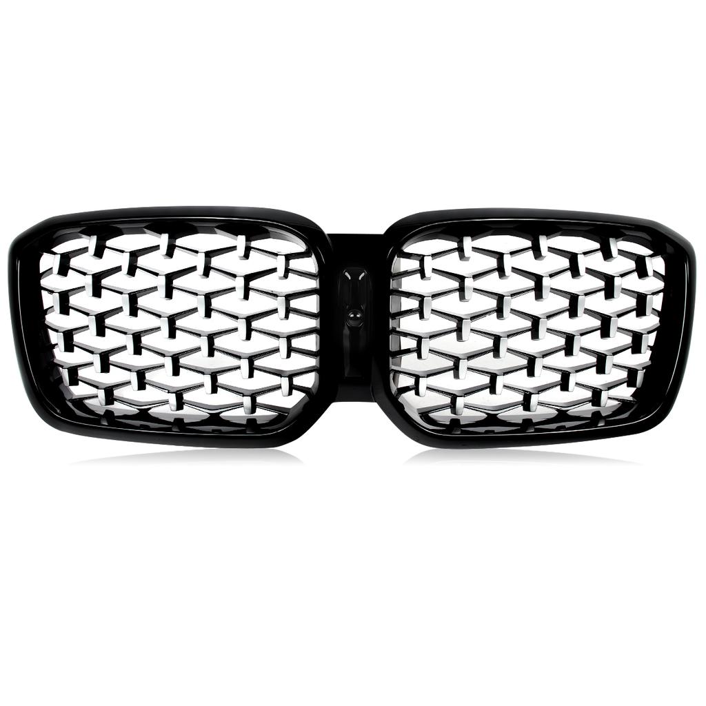 Diamantoptik Frontstoßstange Nierengrill für BMW X3 G01 X4 G02 2022 2023 2024 M40i sDrive20i M Sport Mittelgitter Gitter