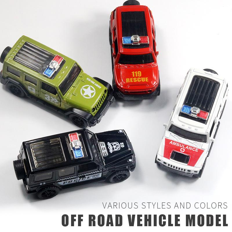 Alloy Off-road Toy Car Model Men's Door Opening Inertia Toy Car Gift Toy Ornaments Decoration