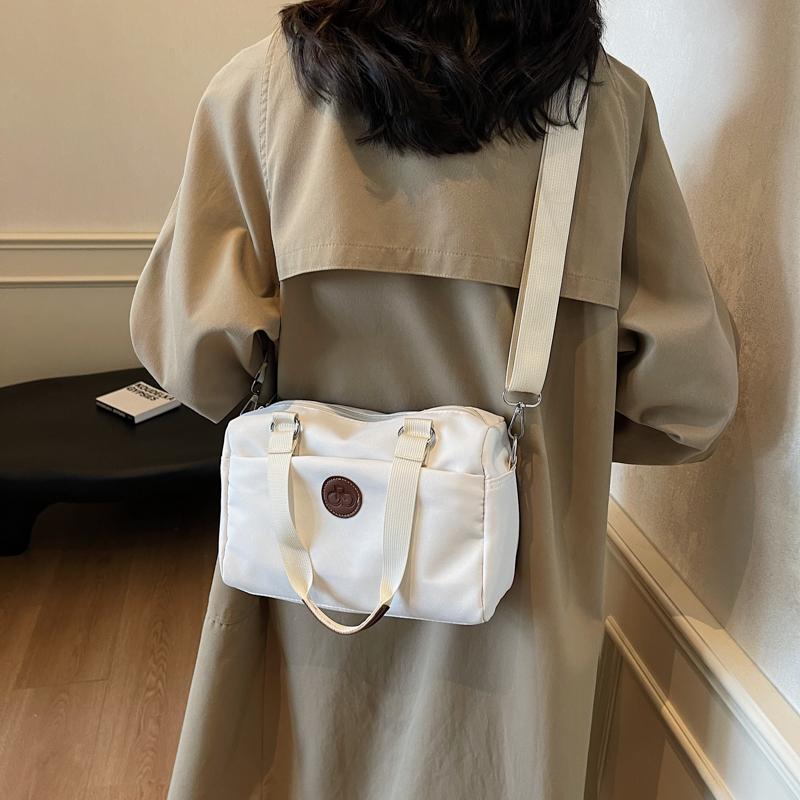 Large Capacity Tote Bag Women's Solid Color Handbag Commuter Shoulder Crossbody Bag