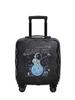 Children's Fashion Cartoon Trolley Case with Universal Wheels & Combination Lock