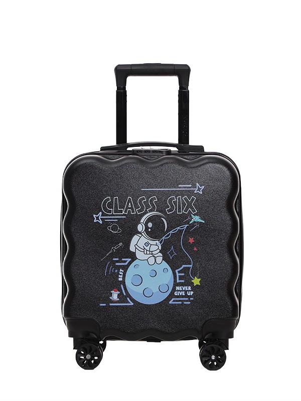Children's Fashion Cartoon Trolley Case with Universal Wheels & Combination Lock
