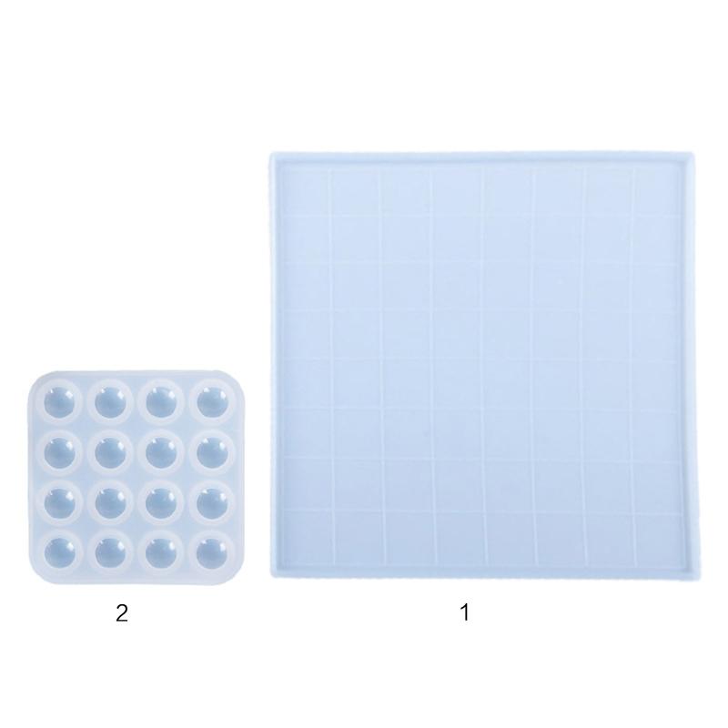 Checkerboard Game Board Mould Family Game Board Mould Puzzle Chess Game Math Game Suitable for Children and Adults