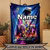 Personalisierte Michael Jackson Druckdecke mit individuellem Namen, Heimdekoration, Schlafzimmer, Sofa, Camping, Couch, Geschenke für Geburtstag WeihnachtenEnthusiasten
