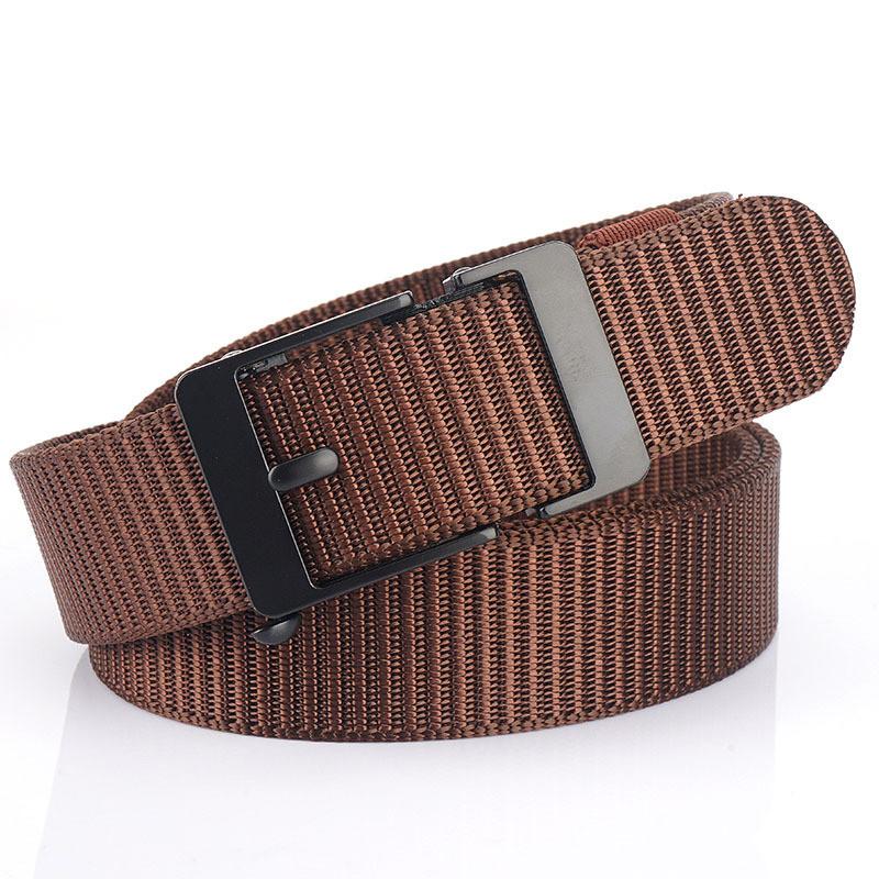 Unisex Belt Versatile And Slimming With Metal Buckle Belt Paired With Jeans