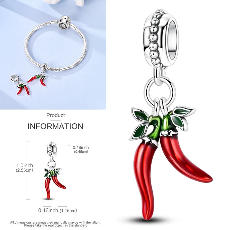 Elk Dinosaur Luminous Firefly Dangle Charm Flower Beads Sale Copper Fit Bangle Bracelet Diy Jewelry Charms