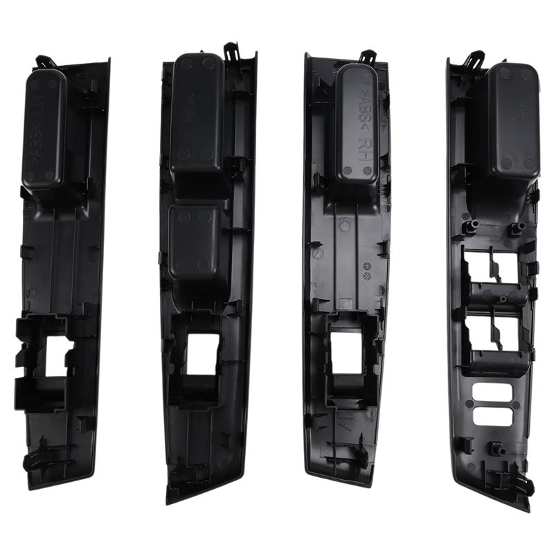 RHD For Toyota Vitz 2010 - 2014 Window Lift Control Switch Protection Cover Panel Frame 74231-52630-C0,74232-52570-C0 чёрный