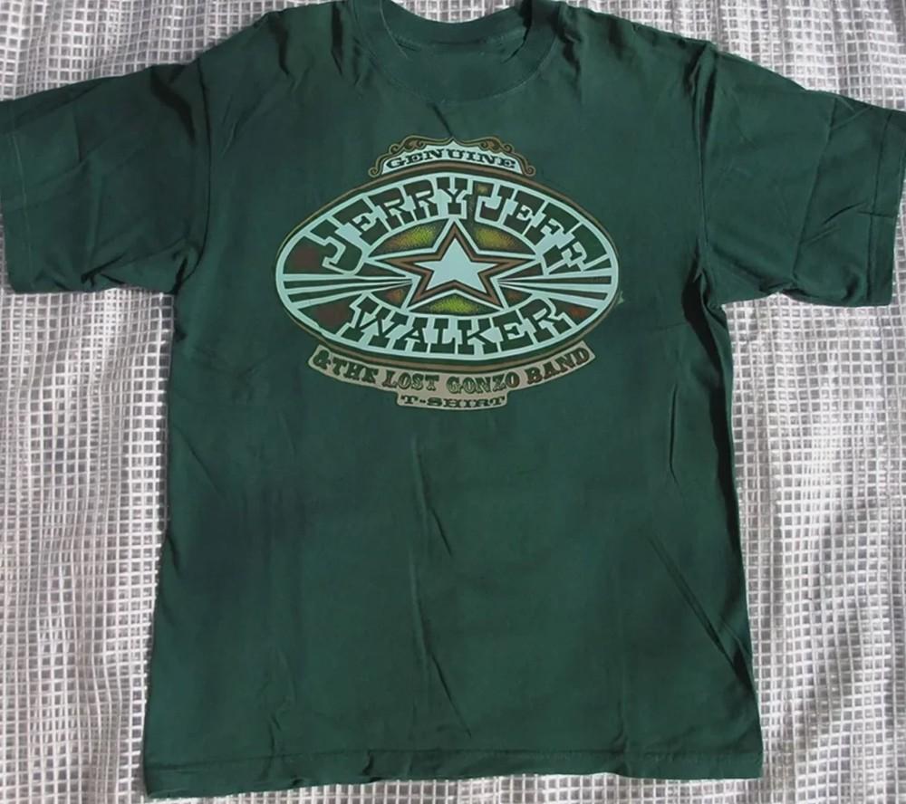 

Jerry Jeff Walker Concert 1970s T Shirt Guitar Tour S5XL Unisex T-Shirt M