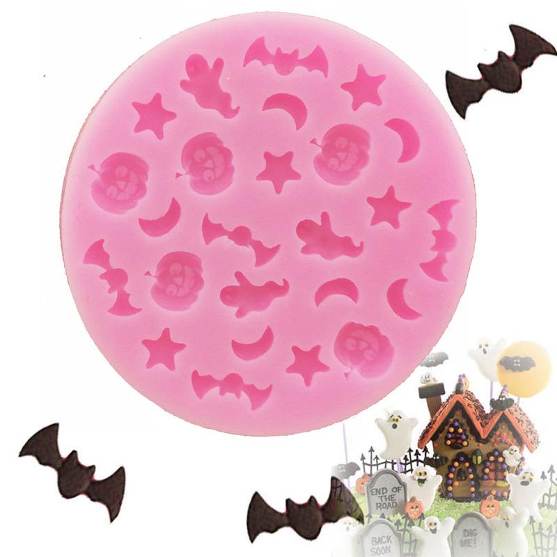 

Силіконова форма для Хеллоуїна з помадкою для випікання торта з шоколадної гумки