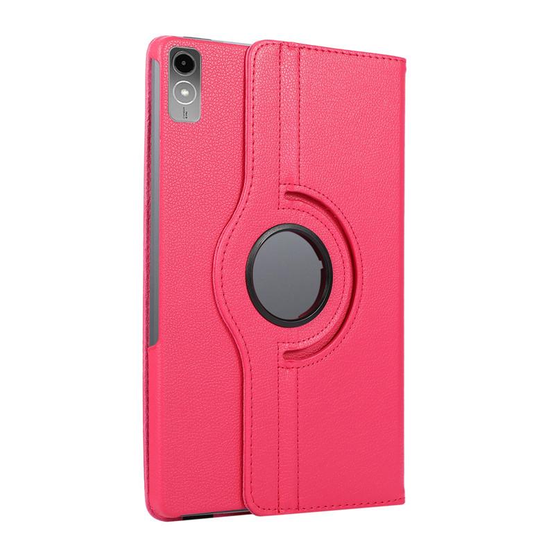 

Для Lenovo Xiaoxin Pad Pro 12.7 Чохол, обертовий 360 PU шкіряний чохол-підставка для Lenovo P12 12.7 Xiaoxin Pad Pro 12 7 Чохол tb370fu Lenovo P12 12.7 inch рожевий червоний колір