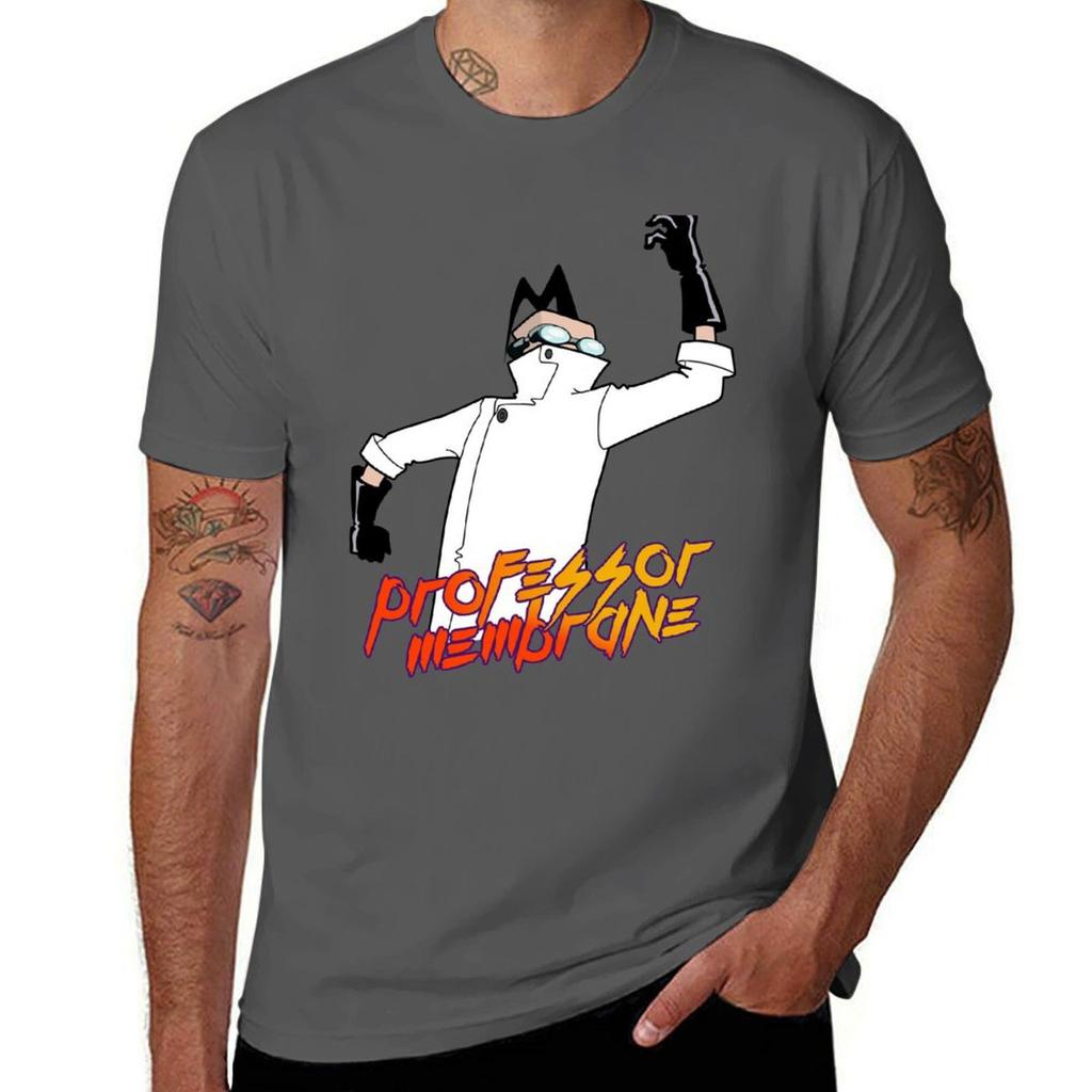 Professor Membrane T-Shirt Sports Fans Anime Clothes Cute Tops Short Sleeve Tee Heavy Weight T Shirts for Men