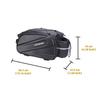 Hard Shell Bicycle Rear Seat Storage Bag - Mountain Bike Tail Bag & Rear Rack Pannier