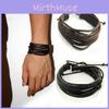 Unique Casual Multilayer Leather Bracelet For Him And Her Handmade Fashion Statement Piece