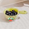 Double-layer Drain Basket 2 in 1 Drainage Bowl Simplicity Cartoon Colander  Wash Fruit