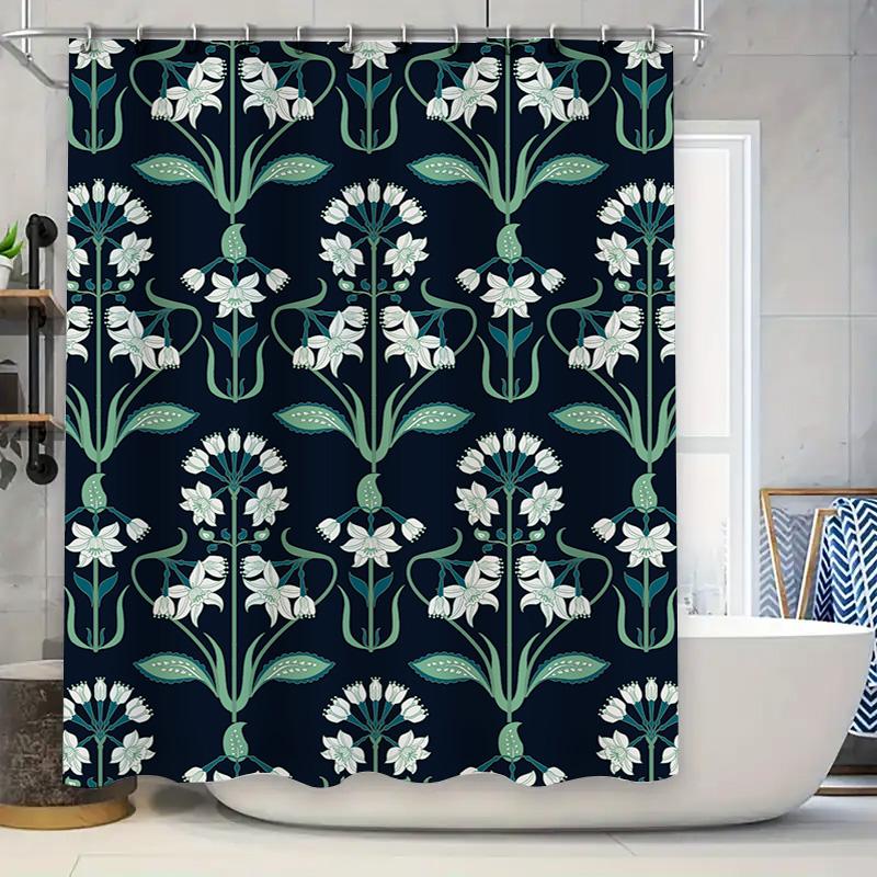 

Golden Shower Curtain With Vibrant Mandala Design For Bathroom Decor Premium Water-Resistant Fabric Size: 72X84 Inches (180 X 21 W60H190(CM)-1 Pcs