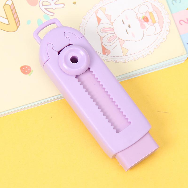 Creative Retractable Push Pull Eraser Student Writing Drawing Correction Stationery School Supplies Stationery