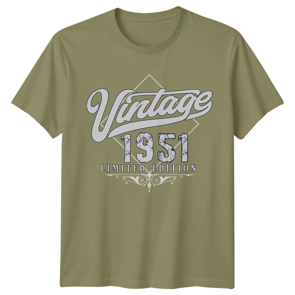 Vintage 1951 Limited Edition 75th Birthday Unisexs TShirt Gift