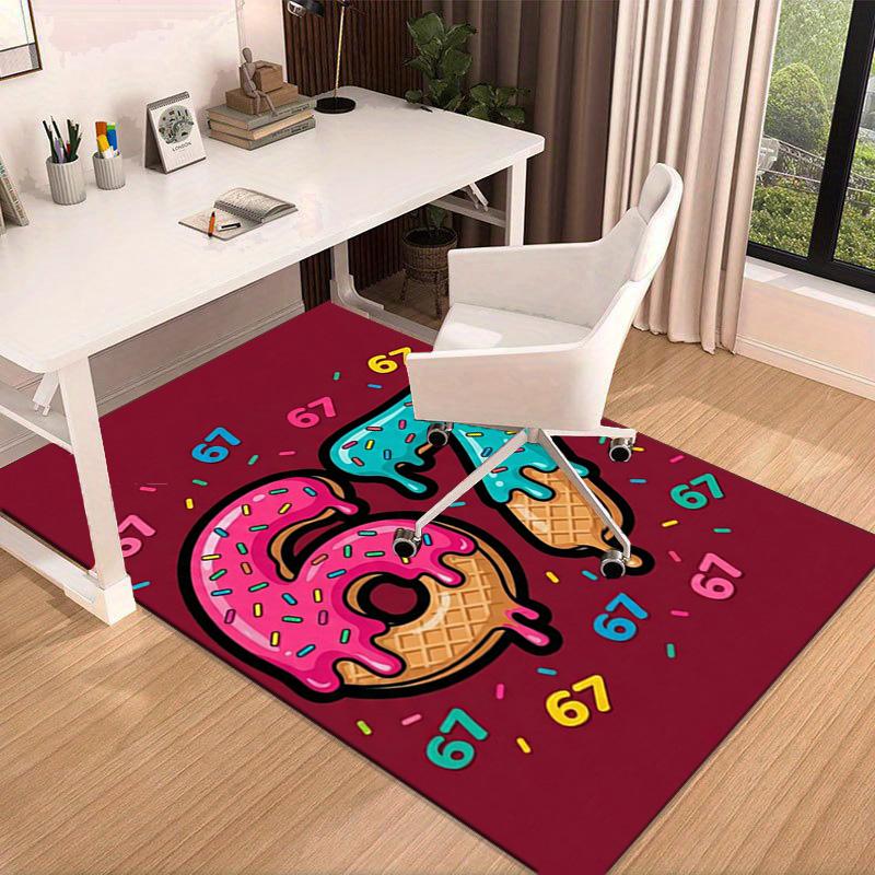 Royal Hands Holding Number 67 Area Rug for Office, Chair Rug, Decorative Carpet Livingroom Mat, Large Size Fan gifts Christmas gifts