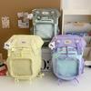 Japanese Ba Chi Pain Bag Ins Wind Junior High School Girl Large Capacity Backpack High School Student School Bag Casual Versatile Backpack
