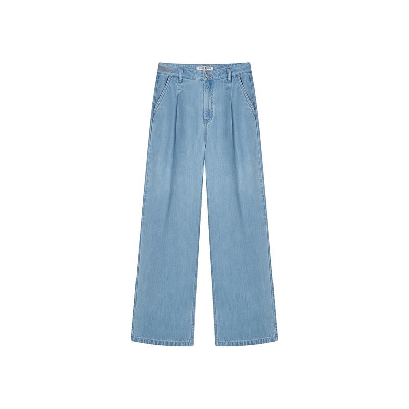 Teenie Weenie Women's 2025 Summer Loose Straight-Leg Jeans