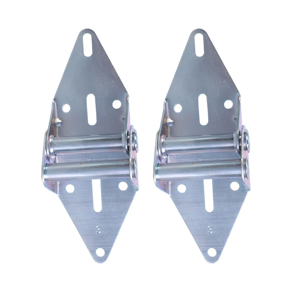 2Pcs Garage Door Replacement Hinge Heavy Duty Iron Garage Door Hardware for Residential/Light Commercial Garage Door