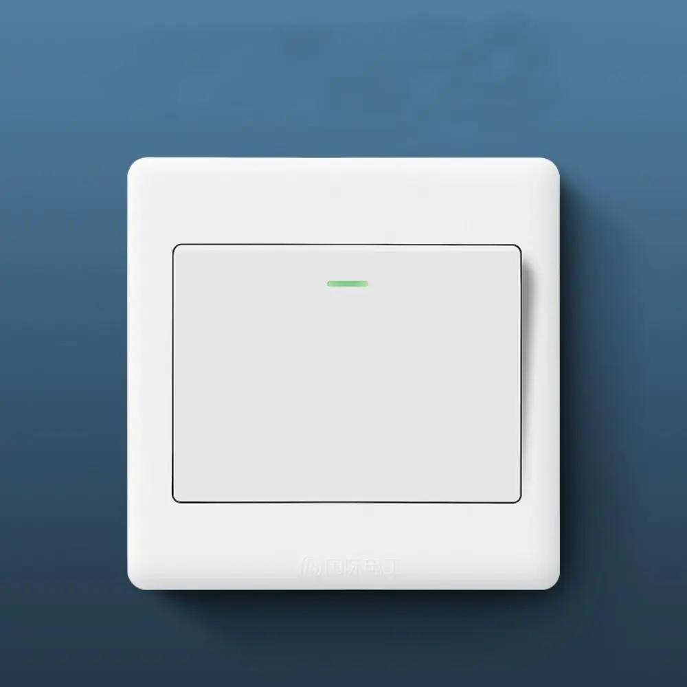 1/2/3/4 Gang Wall Light Switch Panel On / Off Push Buttons Wall Switches Durable Home Accessories Electrical Equipment Parts