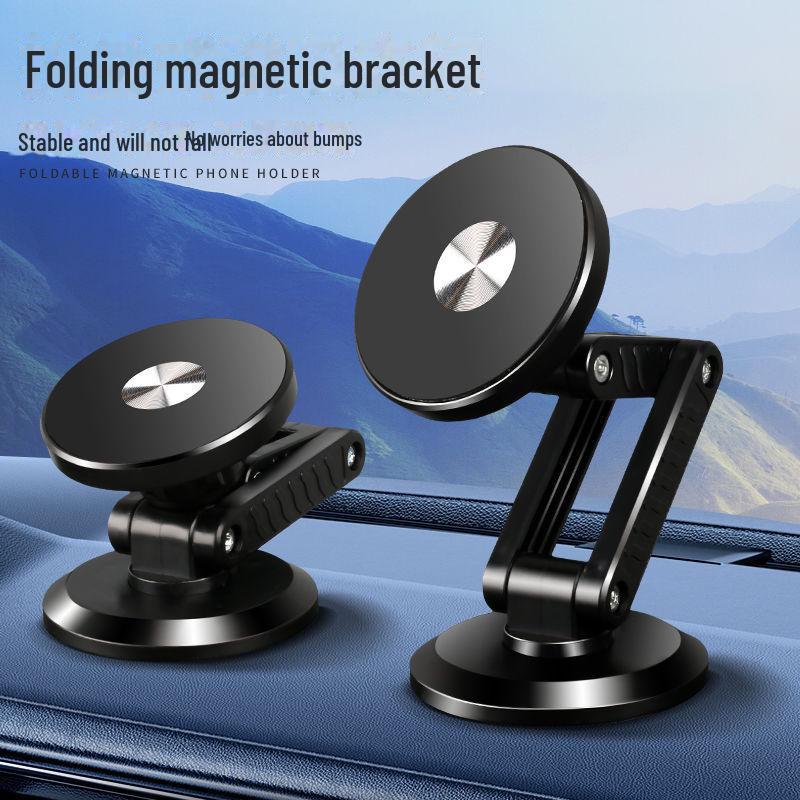 Magnetic Folding Car Phone Holder for Air Vent or Center Console
