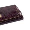 ANNA SUI Roomy Clasp Flap Long Wallet Wallet with Bill Compartment and Card Large Clasp Purple [New Color] Women's Slots, Capacity, Closure, 317971,