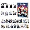 Cute Animal Hanging Ornaments Panda Advent Calendars 2026, 2D Acrylic for Creative Christmas Gifts Children Xmas Tree, 24 Days Countdown Calendar,