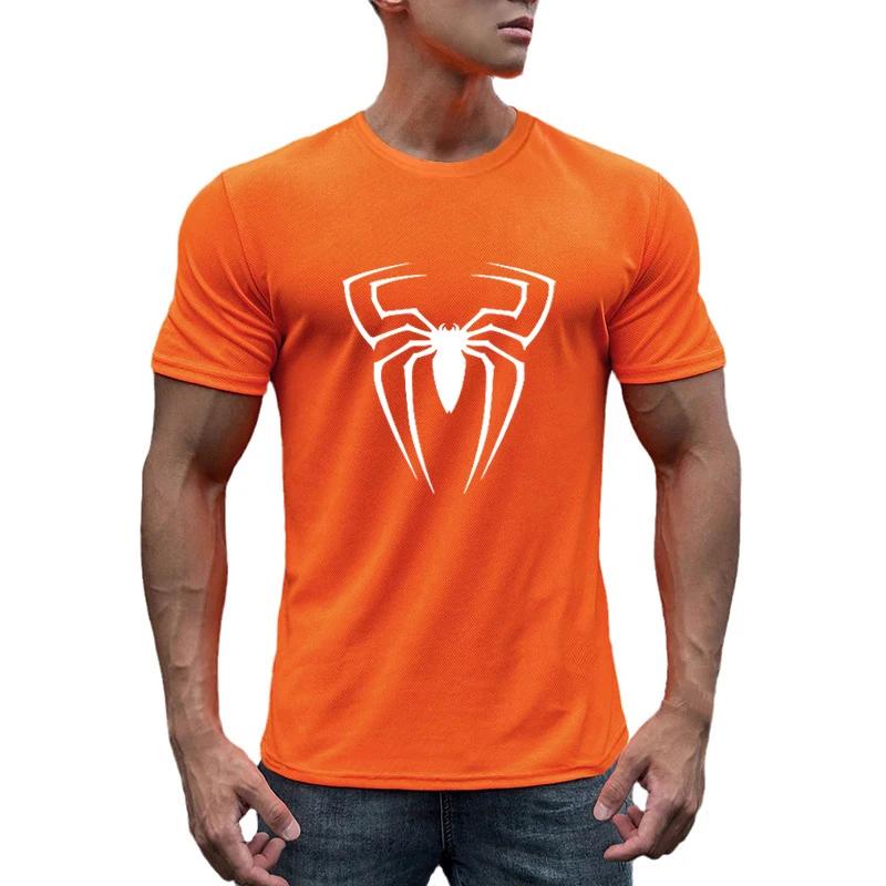 Sommer Herren Atmungsaktives Mesh Schnelltrocknend Locker Kurzarm T-Shirt Mode Bedruckt Lässig Joggen Fitnessstudio Bodybuilding Sporttop