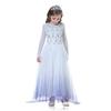 Frozen 2 Autumn Elsa Princess Dress – White Girls' Gown with Coat
