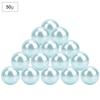 50G Non Porous Imitation Pearls Decoration HairClothes Supplies Jewelry Accessories(Beige)