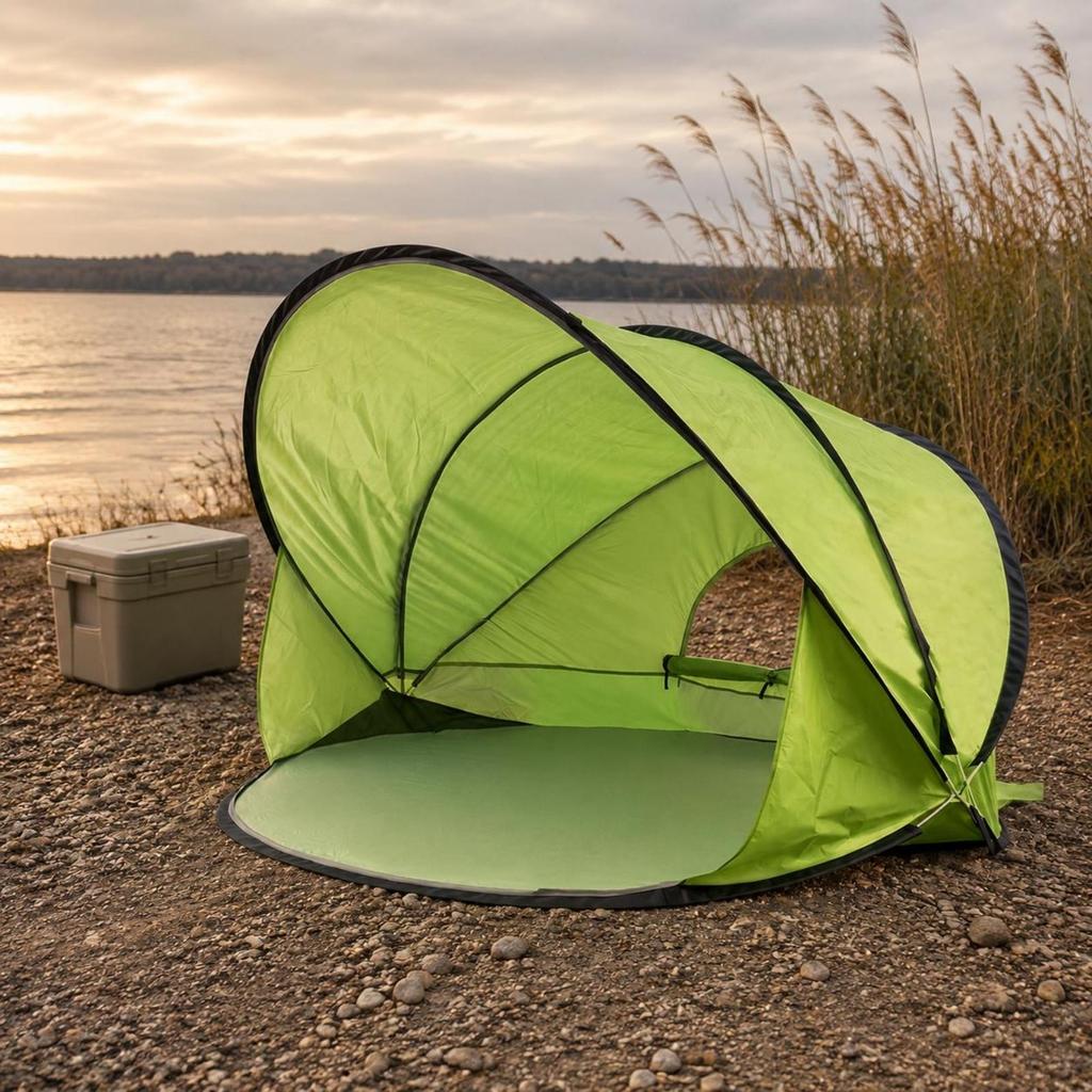 Rapid-Setup Instant Beach Tent Easy Setup Camping Shelter Foldable