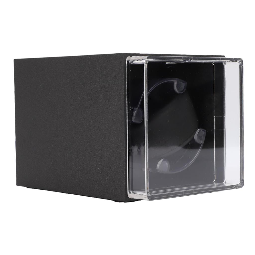 Single Watch Winder Anti Magnetic Automatic Mechanical Watch Winder Storage Box with LED Light for Men Birthday Gift