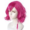 Anime Danganronpa V3 Wigs Kazuichi Souda Cosplay Wig Hairwear Style Heat Resistant Short Shocking Pink Wig
