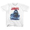 Jaws Bad Waves White Youth T-Shirt
