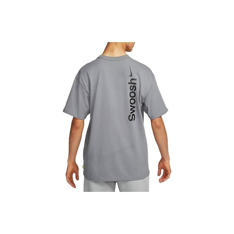 Nike Sportswear Premium Essentials Alphabet Logo Printing Round Neck Short Sleeve Gray Men's DX6307-084