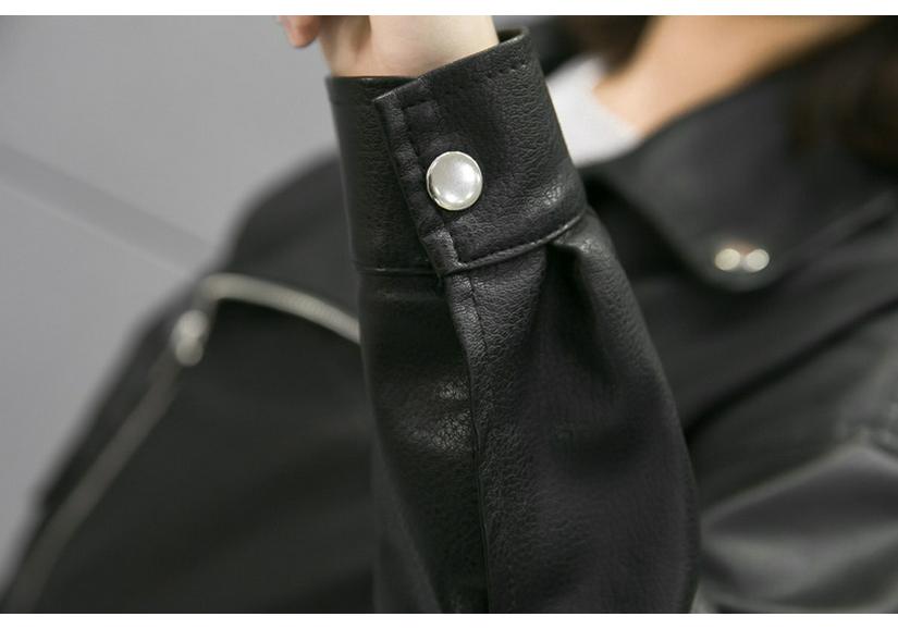 Women's Long-term, Large Stock PU Leather Jacket, Short Style, 2026 Haining Collection