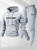 European size new casual fashion men's and women's sweaters, printed hoodies and drawstring sports suits Europe and the United States