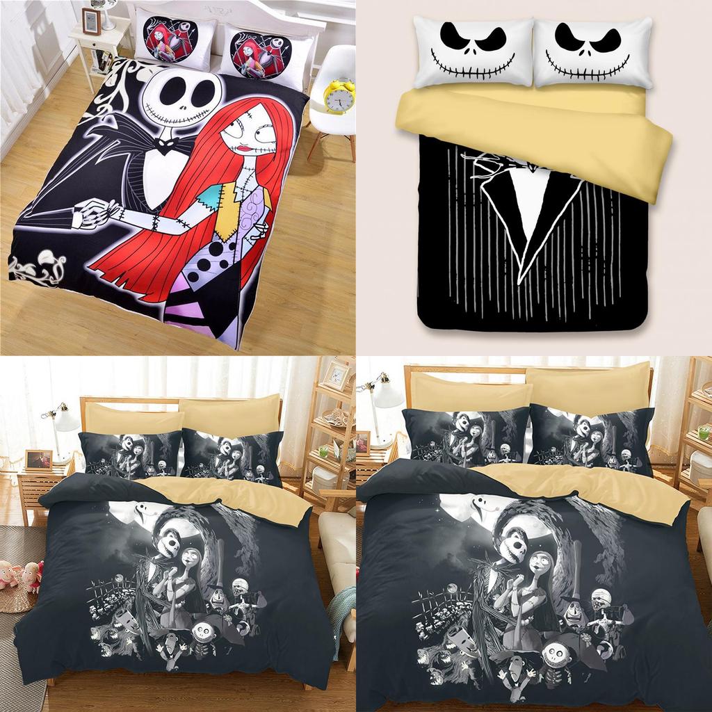 New Nightmare Hot Before Christmas Jack Duvet Cover Sets Quilt Cover Bedding