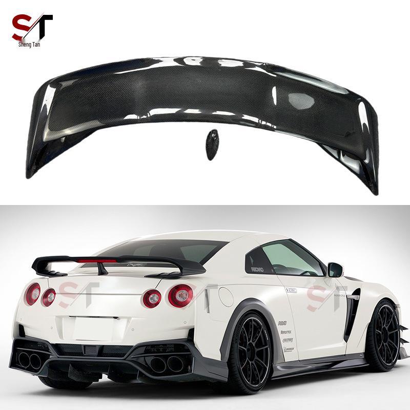 Nissan GTR35 Задний спойлер и диффузор из углеродного волокна Аксессуары для заднего крыла