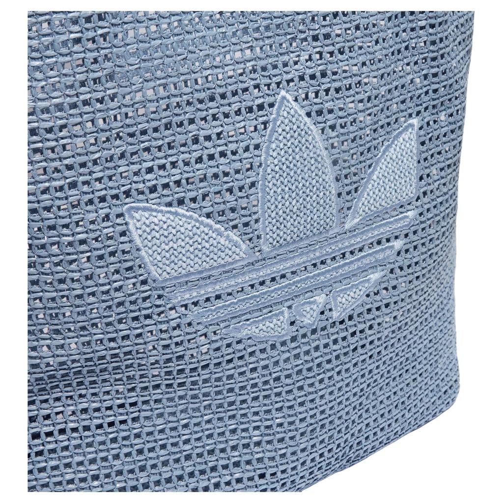 New Adidas Originals Recycled Polyester Tote Bag, Shopping Bag, Shoulder Bag Women's Blue KW2006