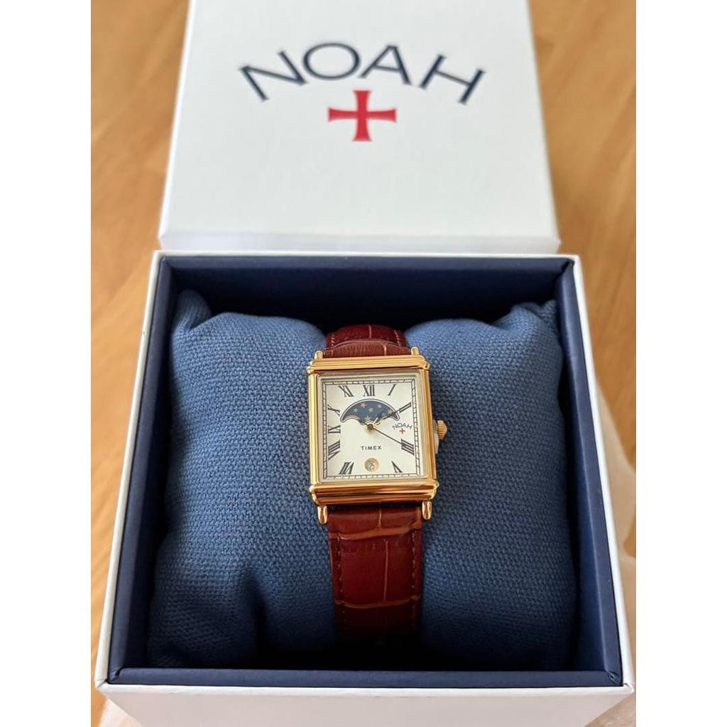 Used [New Unused] TIMEX X NOAH Moon Phase Gold Box