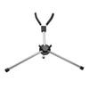 Foldable Saxophone Stand Portable Alto Sax Metal Floor Stand Holder Aluminum Alloy with Carry Bag