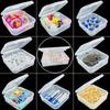 Durable Plastic Jewelry Storage Box with Multiple Compartments & Small Containers - Bead & Earring Suitable for DIY Jewelry
