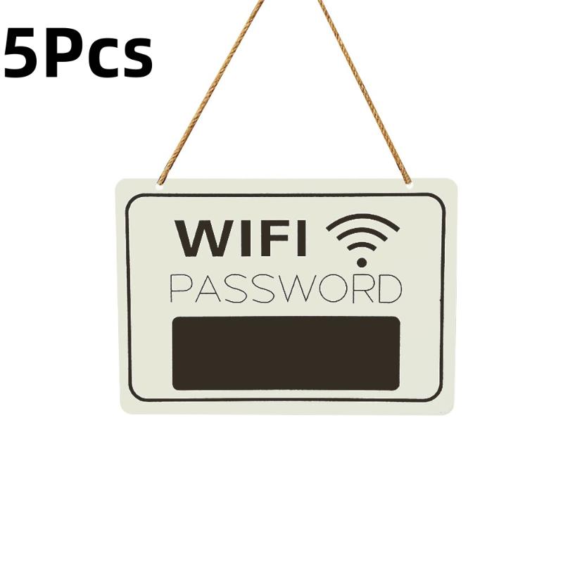 Wanddekoration Langlebiges Holz-WLAN-Passwortschild Kein Strom für Zuhause erforderlich