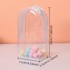 19cm Vinyl Protective Doll Case: Cotton Ita Bag with Transparent Display, Dustproof Hanging, and Large Storage Compartment