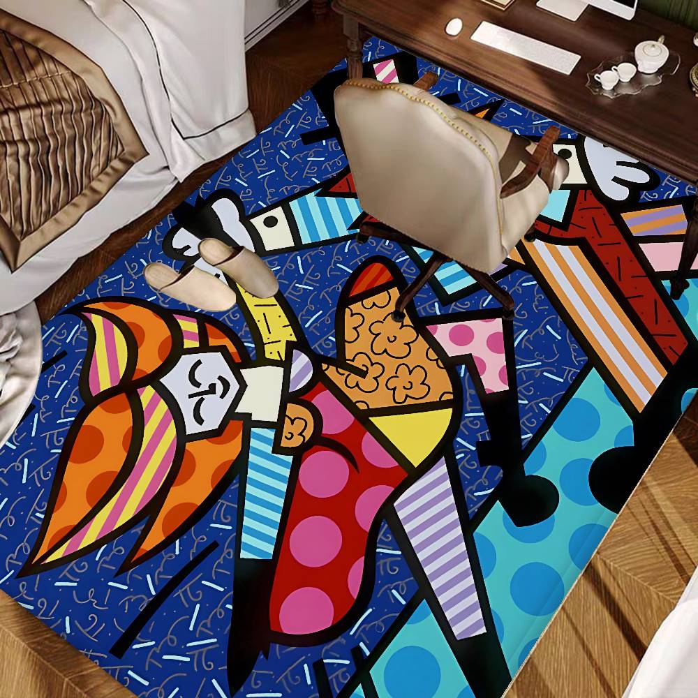 Tappetino per Pavimento Britto Stile Nordico Zerbino per Casa Tappetini per Bagno-WC Tappetino Decorativo per Camera da Letto Hotel