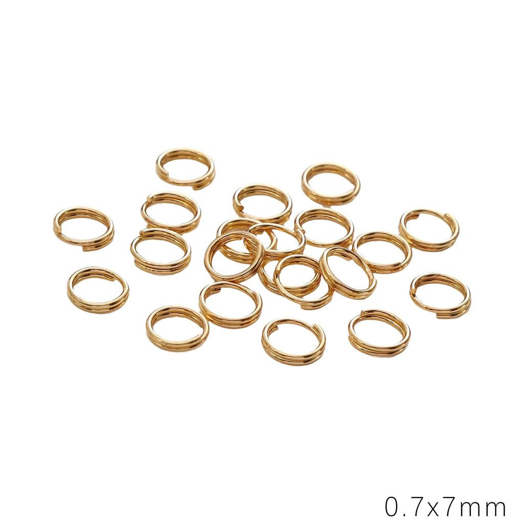 10-1000Pcs Stainless Steel Jump Rings Split Rings Connectors For DIY Jewelry Finding Making Accessories
