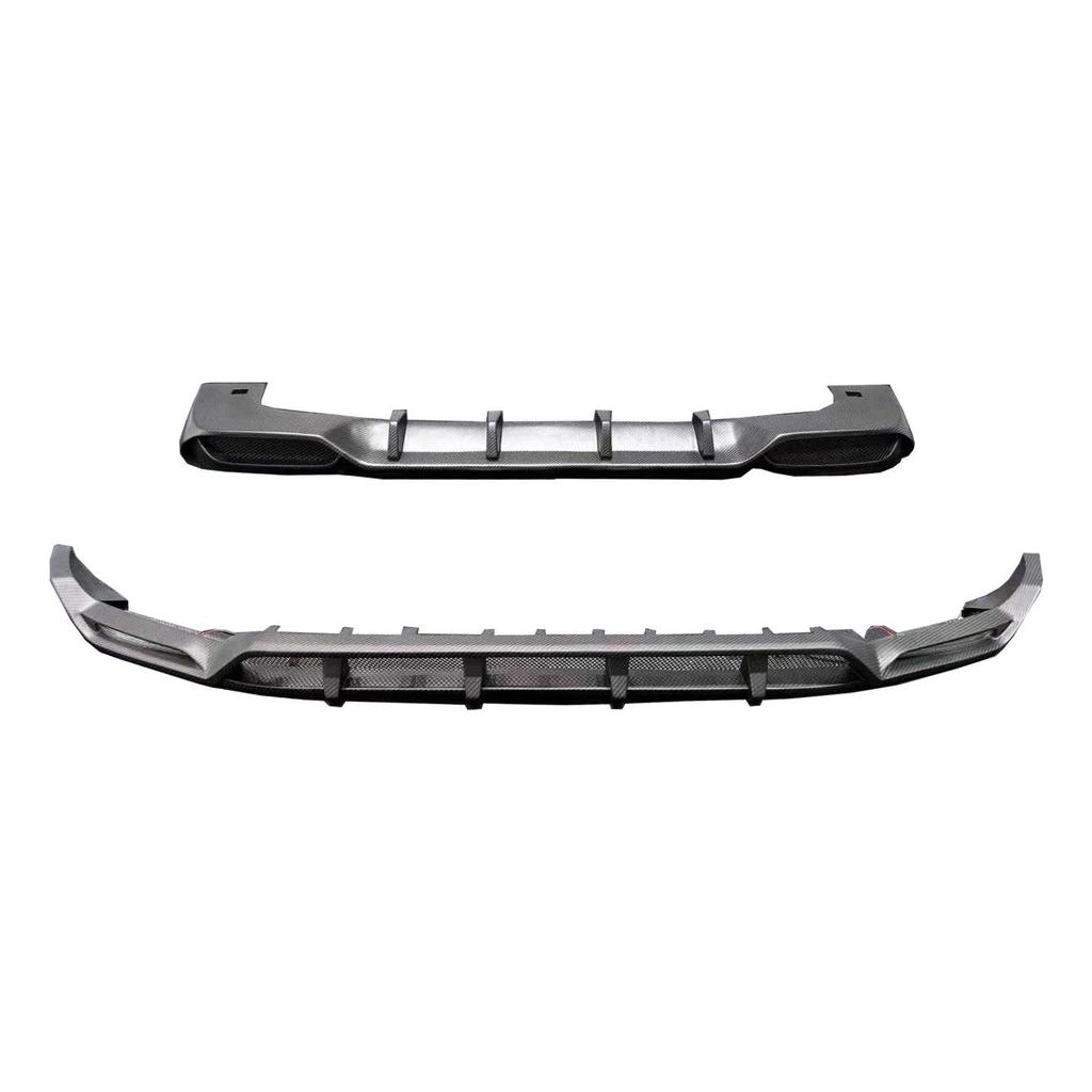 Compatible Mercedes G-Class 465 Carbon Fiber Body Kit: Front Lip, Rear Lip, Hood, Fender, Tail Wing, Roof Light.
