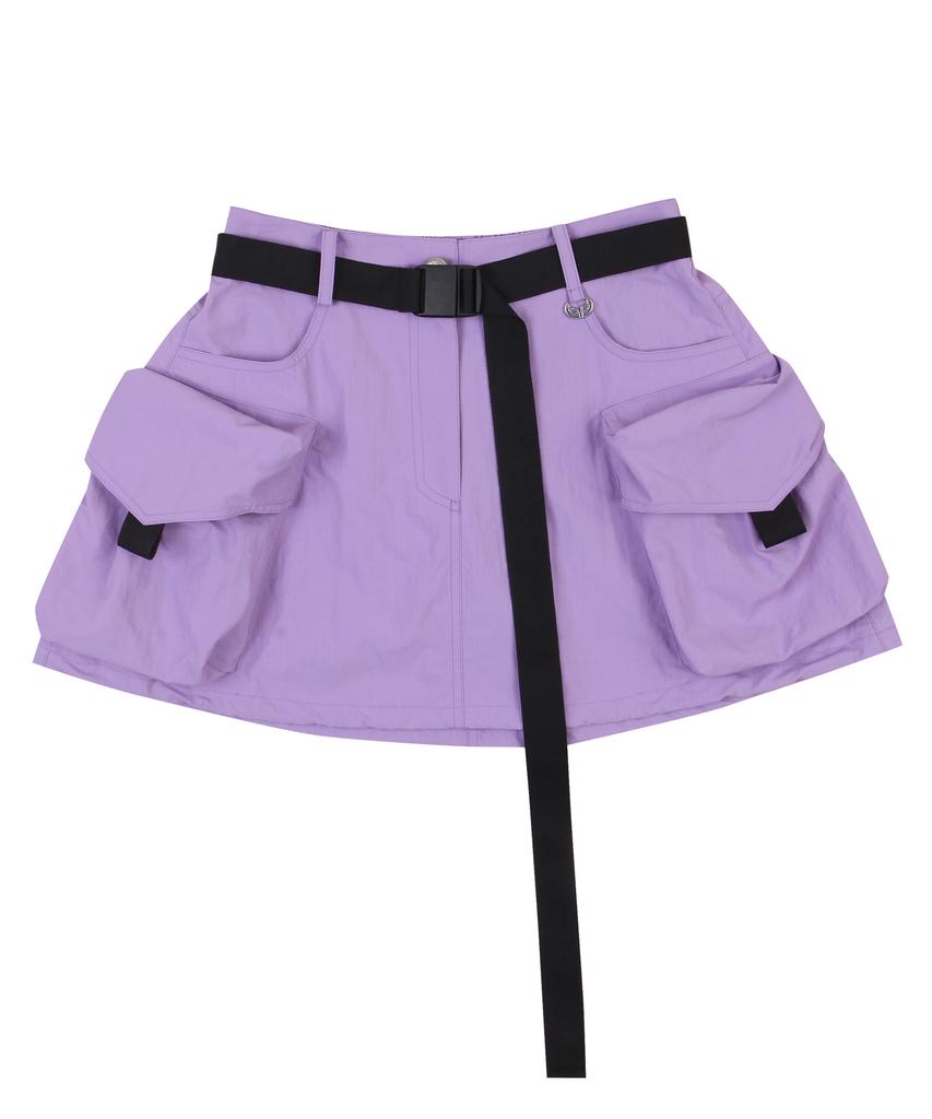 LALAFOX Cargo Short Skirt Purple Bp1Ws002